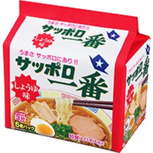 サンヨー食品　サッポロ一番　しょうゆ味　１００ｇ　５食入×6個