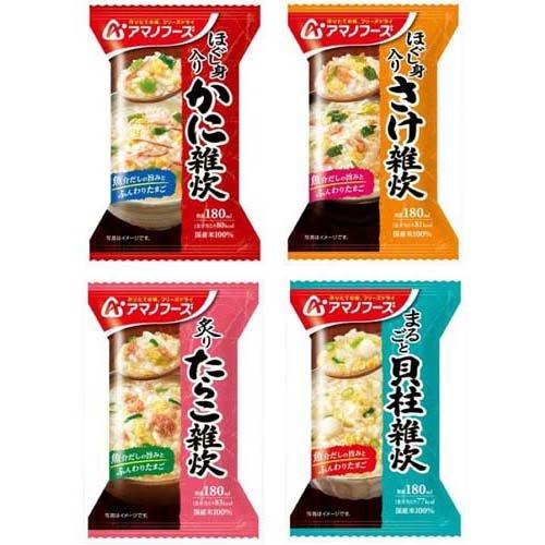 アマノフーズ 海鮮雑炊 4種12食アソートセット 1セット  アマノフーズ