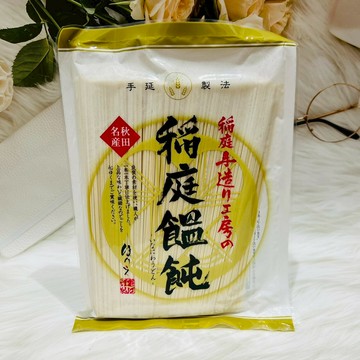 日本 稻庭手造工房 稻庭餛飩 稻庭烏冬麵 270g 日本烏龍麵｜全店$199免運