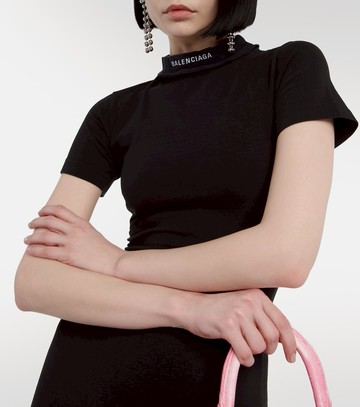 Balenciaga Cotton-blend T-shirt maxi dress