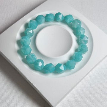 天河石切面手串