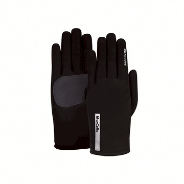 防潑水輕暖觸控機能手套 - M / 寬口黑