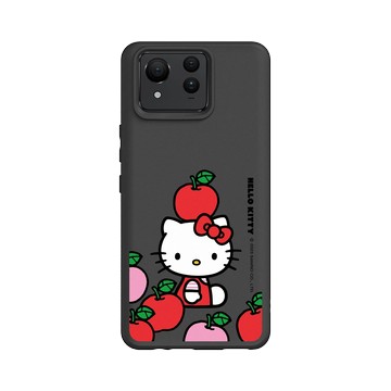 Zenfone 11 Ultra SolidSuit 黑 - 三麗鷗-Hello Kitty - 蘋果疊疊樂