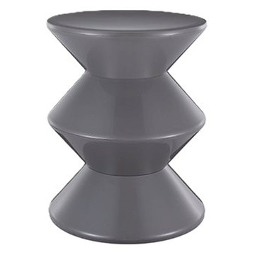 KUIBAO 快豹生活 Gene 沙漏凳圓型凳子  1個  灰色