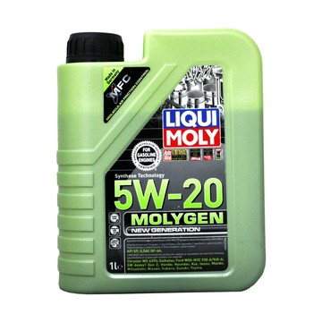 【4%點數】LIQUI MOLY MOLYGEN 5W20 液態鉬 機油 #8539【299免運領券再享折扣】