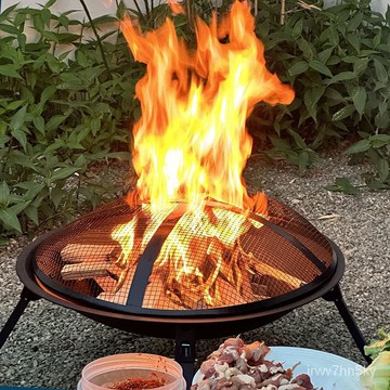 【🔥新品上市 廠家直銷】戶外焚火臺便攜取暖露營烽火臺燒烤架篝火爐折疊圍爐煮茶烤火盆爐