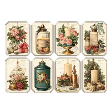 【10月新品3】20-104-0102 剪裁紙・拼貼素材