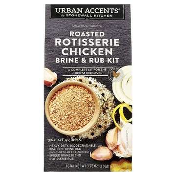 Urban Accents, 烤雞醃制與揉搓套裝，3.75 盎司（106 克）