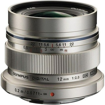 Olympus奧林巴斯12mm f2.0  M.ED廣角定焦鏡頭M43卡口有三陽12mm