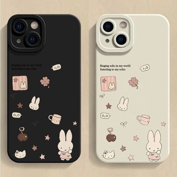 🌸臺灣出貨🎉米菲兔子蘋果17ProMax手機殼iPhone16/15/14/13/12全包xr軟6S/7/8