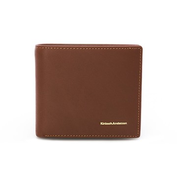 【金安德森】Moore 左右翻單窗式短夾-栗葉棕