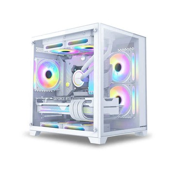 臺式電腦主機全套4070水冷海景房高配組裝機游戲整機設計辦公一體【北歐家居生活】