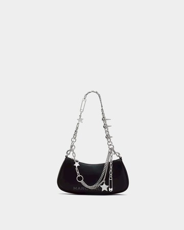 MARC JACOBS 星飾鏈條肩背包 - 黑色