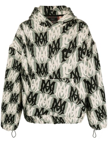 AMIRI - M.A. Tapestry cotton hoodie - men - Cotton - L - Green