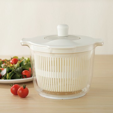 蔬菜脫水器 RISU日本進口旋轉脫水沙拉神器蔬菜甩水器甩干機洗菜瀝水濾水籃子『xxs12964』