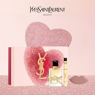 🔜快速出貨【YSL】獨家首賣⚡粉銀燦光限定💖自由不羈淡香精禮盒｜薰衣草x橙花 清新花香｜自由不羈淡香精50ML+10ML｜享 粉紅唇形隨身鏡｜生日禮物｜情人節限定禮