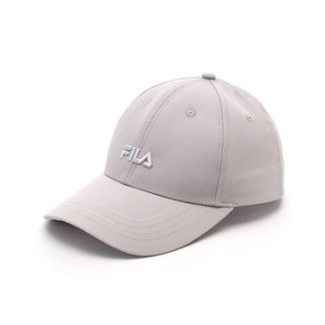 【FILA】經典LOGO帽-灰紫 HTA-5000-PL