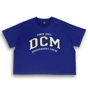 [HORMES](DCM172)DISCERNMENT DCM 刺繡 貼布繡 BOXY 短寬版型 短袖 短T