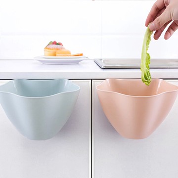 廚房掛式垃圾桶櫥柜門創意家用衛生間客廳臥室無蓋筒桌面小垃圾桶