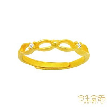今生金飾 星冕戒 黃金戒指