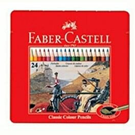 Faber-Castell油性彩色鉛筆 24色*115845【領券滿額再折千7/31止】
