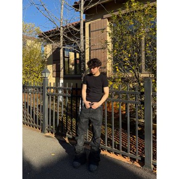 FARSTA基礎純色正肩冰感小領口打底260g百搭收緊領口男女同款短袖