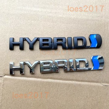 黑色 豐田 TOYOTA HYBRID 尾標 車標 側標 CAMRY RAV4 油電 字母 後標 字標 ALTIS CC
