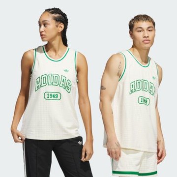 Adidas Og Bball Jersey JP2138 男女 背心 運動背心 籃球球衣 米 綠 亞版