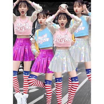 運動會爵士舞舞蹈服女成人韓版啦啦隊服裝拉拉隊演出服女團打歌服