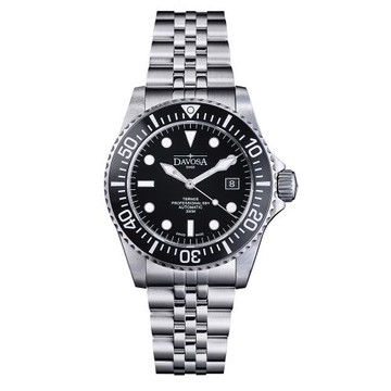 DAVOSA 161.538.05 TERNOS PROFESSIONAL 68H 黑色陶瓷圈/黑面300M專業潛水錶 PentaLink五銖帶款