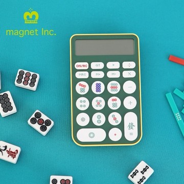 【日本 magnet】MAHJONG 麻將計算機｜辦公室小物 ｜療癒小物、趣味小物、創意禮物、交換禮物、實用禮物