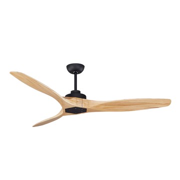 【大巨光】DC直流無刷_吊扇_34吋(WT-009BC)原木黑