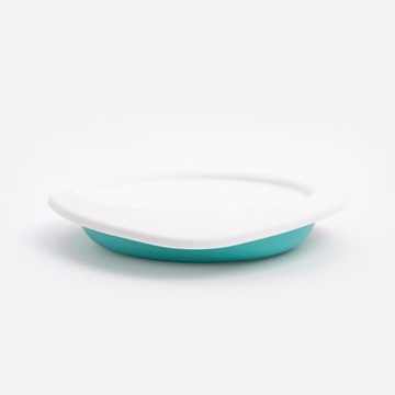 Soufflé 抗菌不鏽鋼餐盤 - 湖水綠