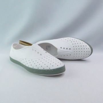 Native JERICHO 女款 F00002609263 洞洞鞋 修身鞋 貝殼白/灰綠/星點【iSport愛運動】