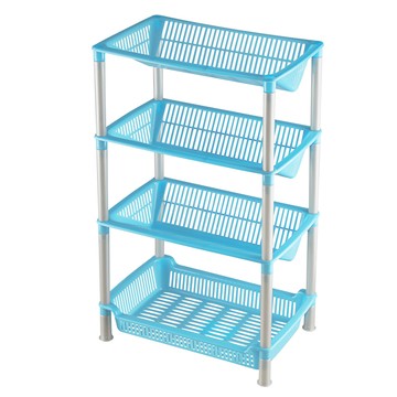 KEYWAY 聯府 新格浴室四層架  298 x 192 x 493mm  藍色  1個