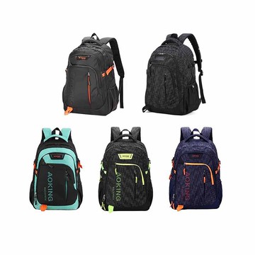 後背包超大容量可a4夾水瓶外袋主袋+外袋共四層17吋電腦胸釦