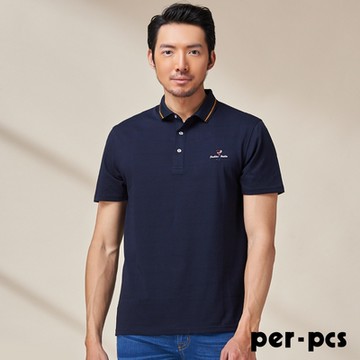 per-pcs 時尚率性風格POLO衫＿深藍(PNS509-02)