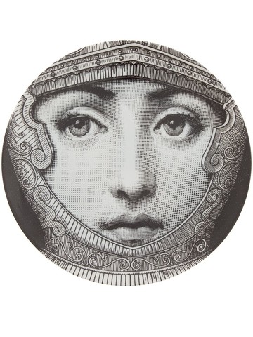 Fornasetti - Plate - unisex - China - One Size - White