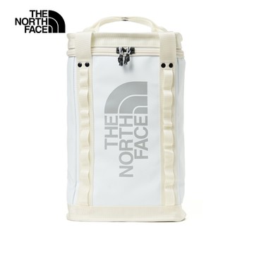 The North Face 官方旗艦 北面男女款白色防潑水舒適背負大容量後背包｜3KYVXOC