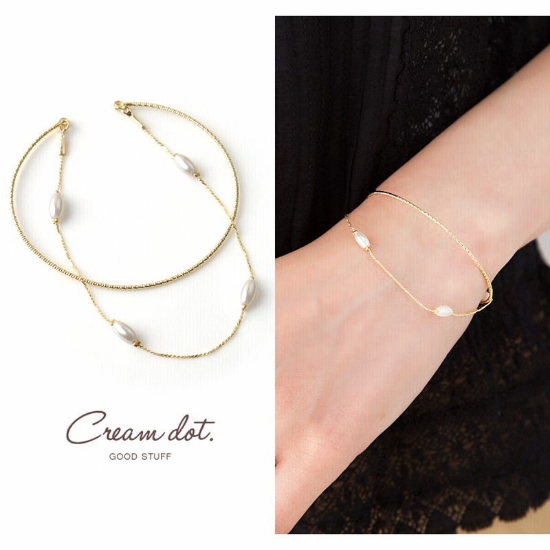 ゆうパケット ブレスレット レディース バングル 2連 チェーン 華奢 パール ゴールド フリーサイズ オープン 調節可 上品 清楚 結婚式 お呼ばれ アクセサリー 大人め カジュアル オフィス プレゼント 女性 おしゃれ Outlet ゴールド フリーサイズ 通販 Lineポイント
