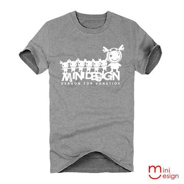 Minidesign-MINI小龍牽牽手潮流設計短T 五色