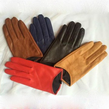 羊皮手套斷碼女士秋冬單層皮手套經典韓版開車保暖超短款觸屏薄款