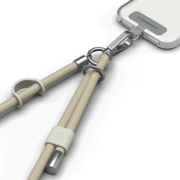 編織背帶掛繩 香檳金