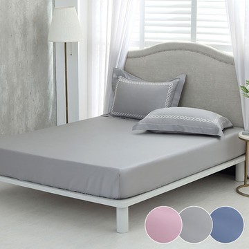 鴻宇 天絲棉300織 純色刺繡 素色 多款任選 雙人加大床包枕套三件組