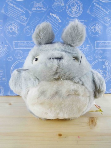 【震撼精品百貨】となりのトトロTotoro_手指絨毛娃娃-龍貓造型-淺灰色