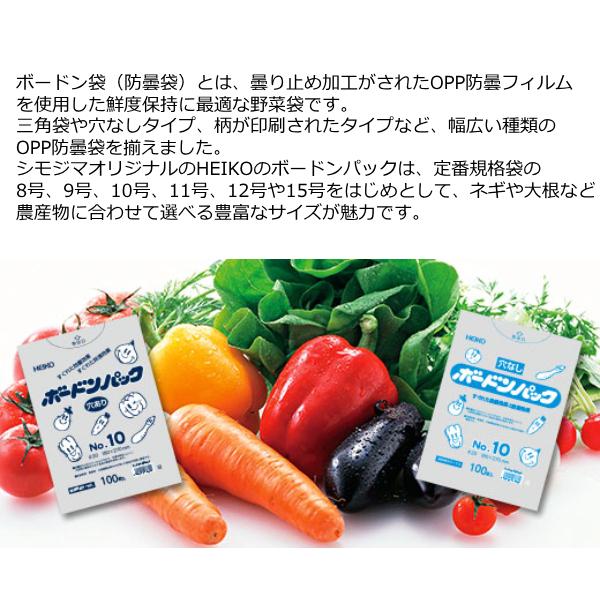 ボードンパック ボードン袋 ごぼう用 穴なし 1000枚 0.02×100×900mm 防曇袋 No.10-90