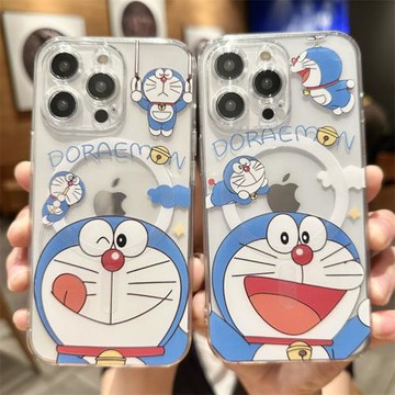 磁吸magsafe適用蘋果17pro手機殼iPhone16promax保護套14新款13可愛哆啦A夢12創意11卡通防摔女生ins閨蜜plus