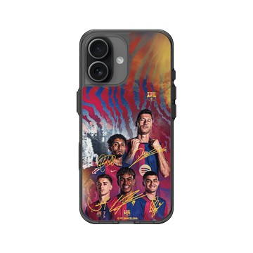 iPhone 17 Clear (相機按鈕) 酷墨灰 - FC Barcelona - Team 1 Signature Edition