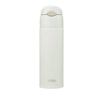 【THERMOS膳魔師】不銹鋼真空保冷瓶_FHL-551系列_550ml_奶油白