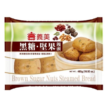 義美黑糖堅果饅頭-80gx6